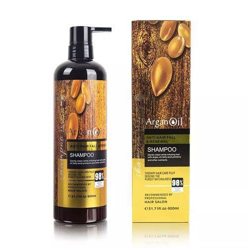 Argan Oil Anti-Hair Fall & Renewal Shampoo 900ml | Strengthening & Nourishing Hair Care