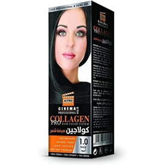 Nitro Canada Cinema Collagen Pro Hair Color System | 100% Grey Coverage | Dark Brown & Black