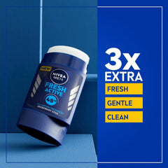 NIVEA MEN Fresh Active Deodorant Stick 50ml | 48H Long-Lasting Freshness