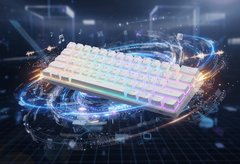 61-Key RGB Mechanical Keyboard | Tri-Mode Bluetooth, 2.4GHz & Wired