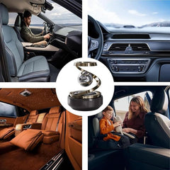 Solar Rotating Ring Car Air Freshener | Orbital Design Auto Diffuser