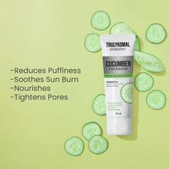 Truly Komal Starlight Cucumber Face Wash – Hydrating & Soothing Cleanser 75ml | 2026 Skincare Essential