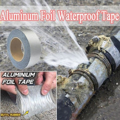Aluminum Foil Waterproof Tape – Butyl Rubber Leak Repair Tape