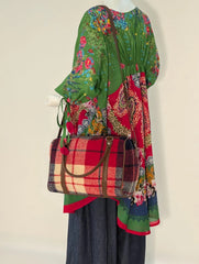 Floral Kurti Set – Printed Kurti with Wide-Leg Palazzo Pants
