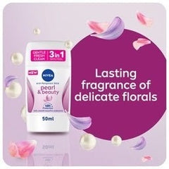 NIVEA Pearl & Beauty Anti-Perspirant Stick 50ml | 48H Protection with Pearl Extracts