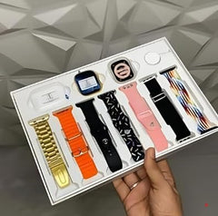 R20 Ultra Max Suit 10-in-1 Smart Watch & TWS Earphones Combo – 2.3" Infinite Display, Fitness Tracking & Wireless Audio