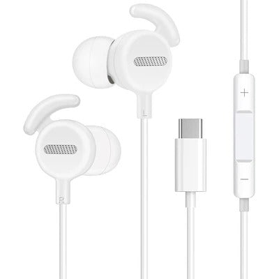 Faster F-9T Type-C Wired In-Ear Earphones – Real Sound Quality | USB-C Plug & Play | Compatible with All Type-C Devices