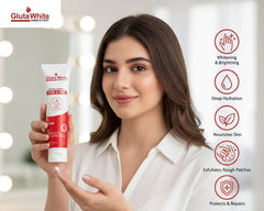 Gluta White Whitening & Brightening Hand & Foot Cream 100ml | Deep Moisturizing Skin Repair