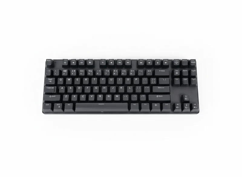Mechanical Gaming Keyboard – Full-Size Layout, Tactile Key Switches & Textured Keycaps | Sturdy Build for Gaming & Office Use