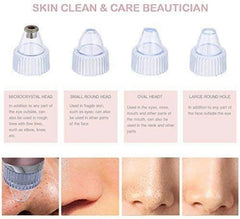 Pore Vacuum Blackhead Remover – 5 Suction Levels & 4 Probes