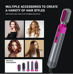 Ceramic Hot Air Brush 5-in-1 Hair Styler