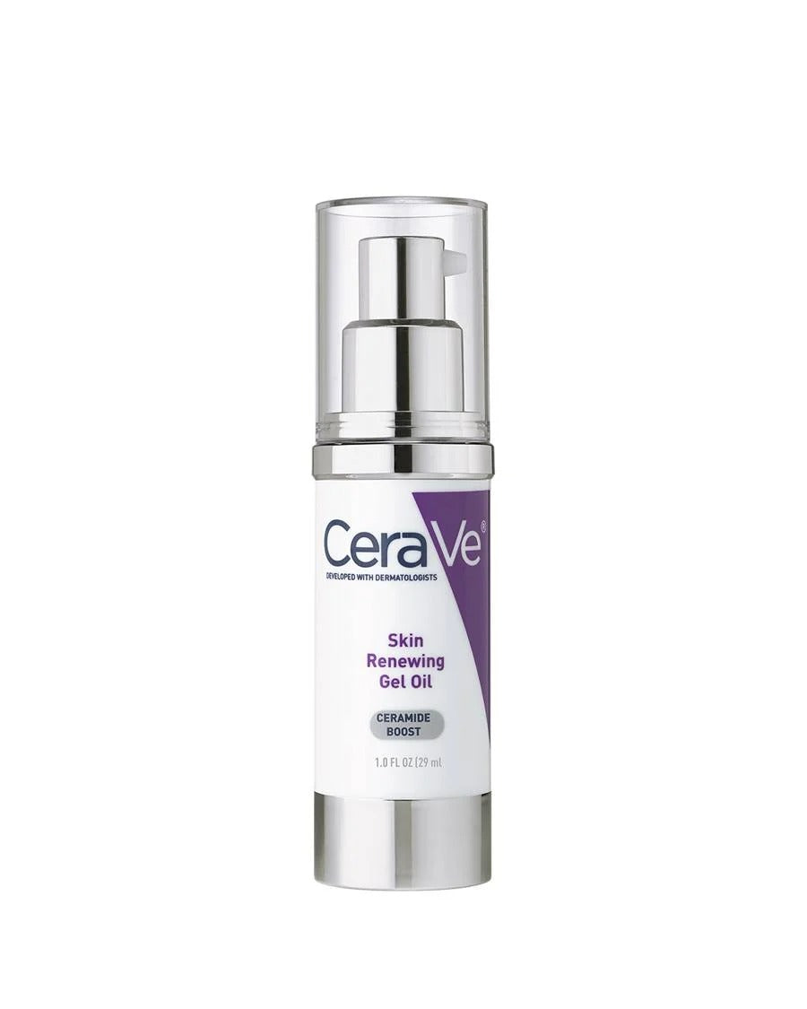 CeraVe Skin Renewing Gel Oil 29ml – Ceraplex™ 5-Ceramide Blend & Sunflower Oil | Instant Radiance Boost | Normal to Dry Skin | Men & Women