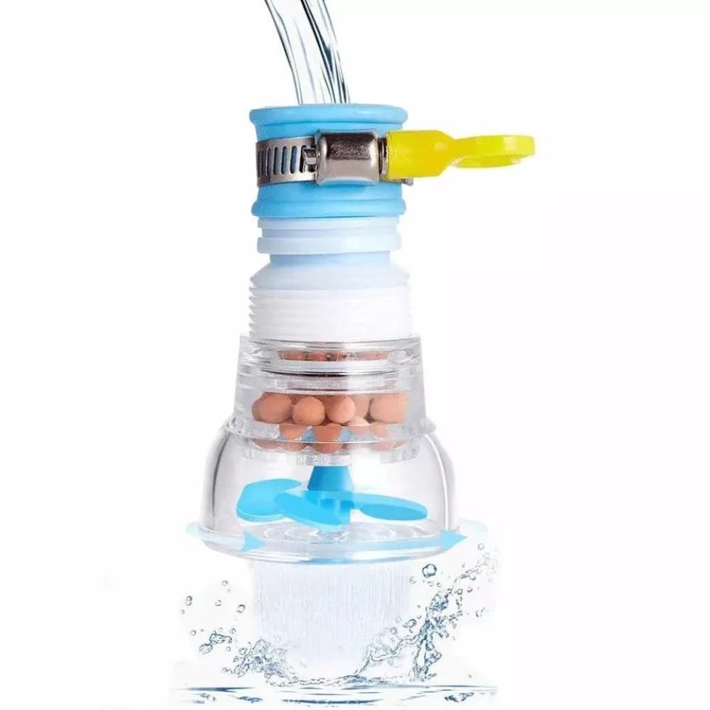 Adjustable Faucet Filter | Stretchable Splash-Proof Tap Nozzle | Built-In Filter Beads | Kitchen & Bathroom