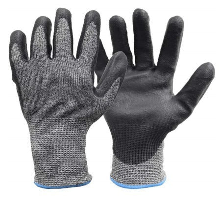 CHIEF Anti-Cut Safety Gloves – Black Palm Grip | Cut-Resistant Work Gloves