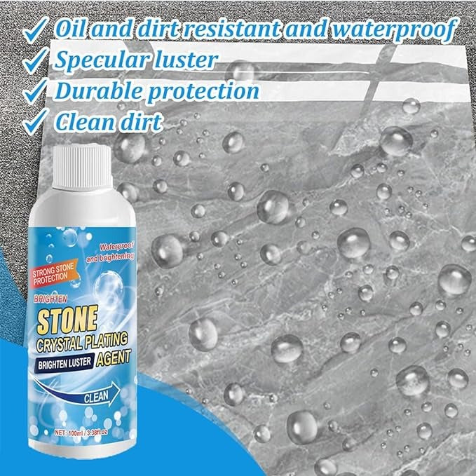 Stone Stain Remover Cleaner – Powerful Gel Formula for Marble, Granite & Natural Stone