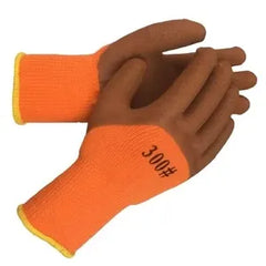 300# Latex-Coated Work Gloves | Enhanced Grip | Abrasion Resistant | Construction, Gardening & General Labor