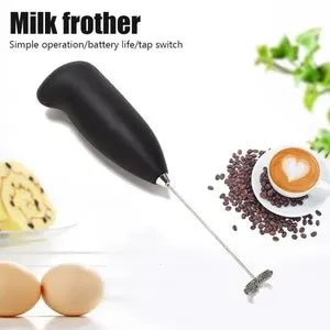 Handheld Milk Frother Whisk | Electric Foam Maker for Coffee, Latte & Matcha | One-Touch Operation
