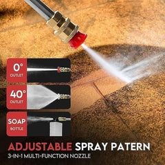 48V Cordless High-Pressure Washer Kit | Portable Car & Outdoor Cleaner | Foam Bottle, Multi-Nozzle & Carrying Case