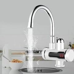 ATWFS Instant Electric Heating Water Faucet | Digital Temperature Display | Handheld Shower Head | Kitchen & Bathroom