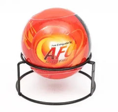 AFO Auto Fire Extinguisher Ball | Automatic Fire Suppression | With Metal Stand | Kitchen, Workshop & Home Safety