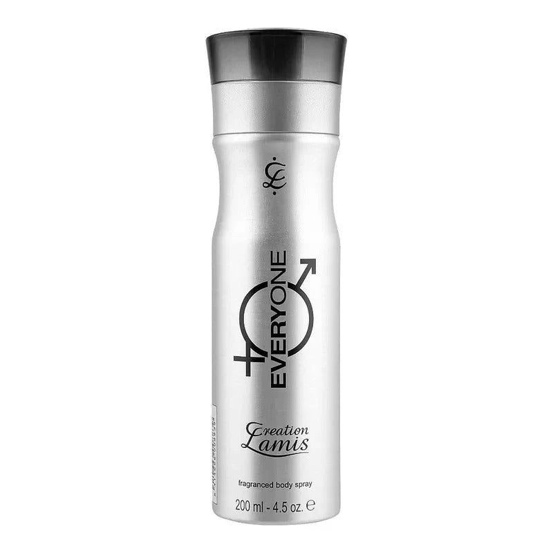 Creation Lamis Pure Black Fragranced Body Spray for Men | 200ml
