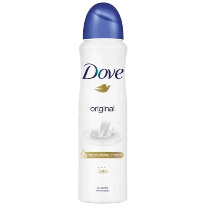 Dove Original Anti-Perspirant Deodorant Spray 150ml | 48H Protection & Moisturizing Care