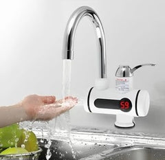 ATWFS Instant Electric Heating Water Faucet | Digital Temperature Display | Handheld Shower Head | Kitchen & Bathroom