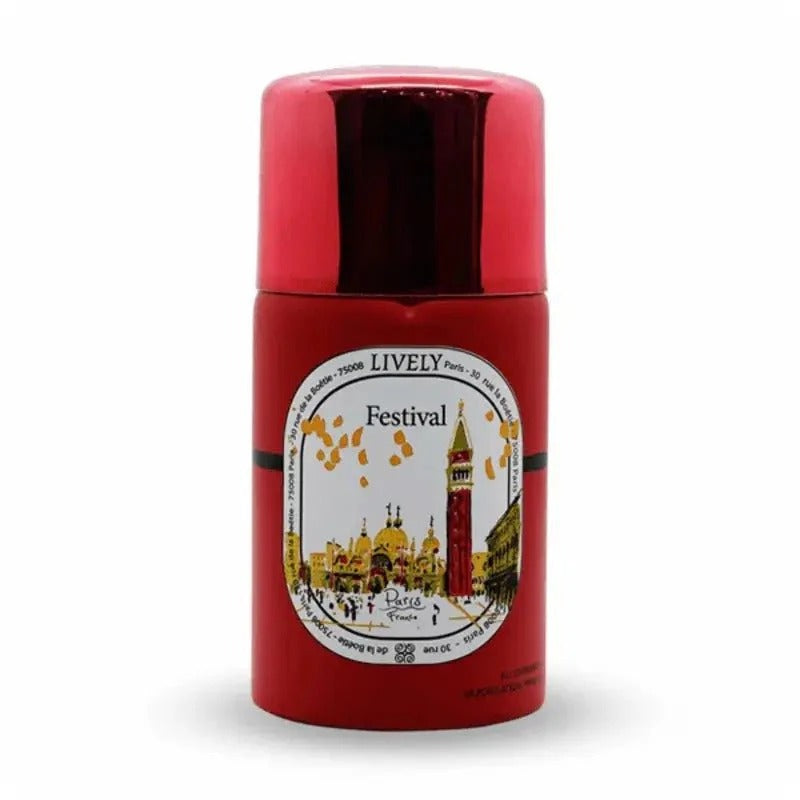 LIVELY Festival All Over Body Spray 250ml | Paris-Inspired Fragrance