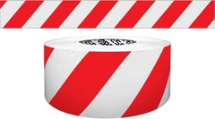 Striped Safety Warning Tape | Diagonal Hazard Stripes | Red/White, Black/White & Yellow/Black | Industrial & Workplace Safety