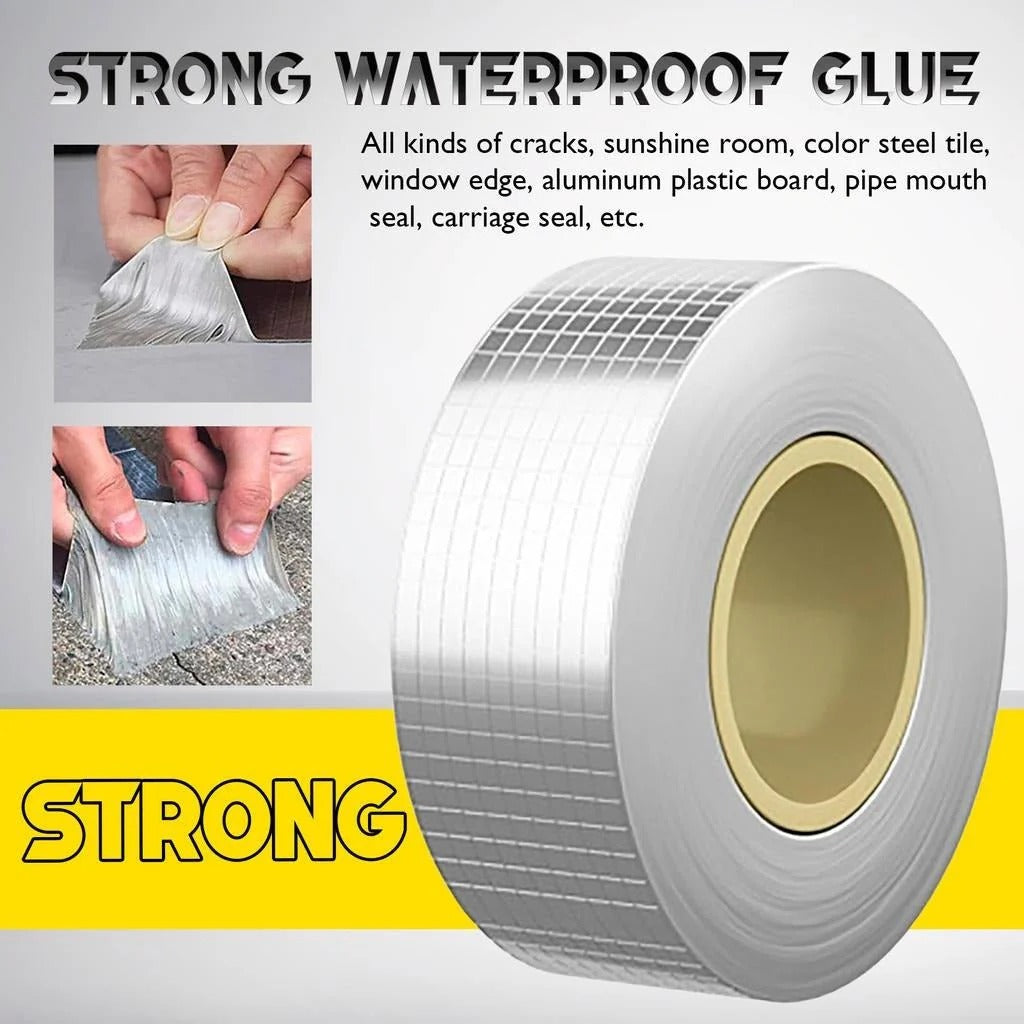Aluminum Foil Waterproof Tape – Butyl Rubber Leak Repair Tape