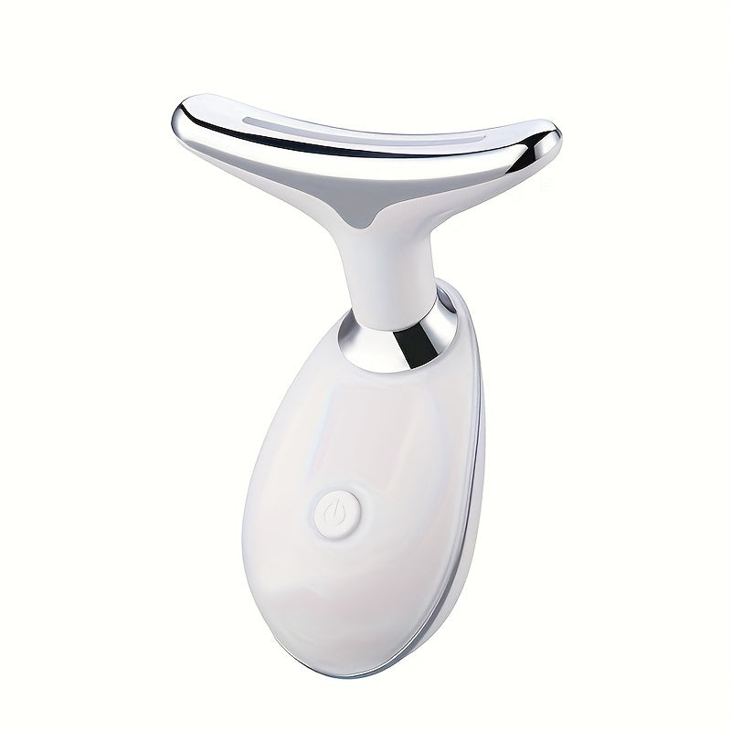 Rechargeable LED Facial And Neck Massager