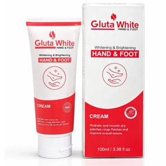Gluta White Whitening & Brightening Hand & Foot Cream 100ml | Deep Moisturizing Skin Repair