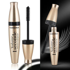 YANQINA Volume 1 Second Waterproof Mascara | Instant Volume & Length | Clump-Free Fiber Wand