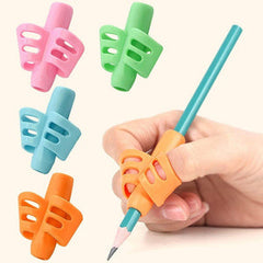 Kids Ergonomic Pencil Grippers 10-Pack | Soft Finger Guide Writing Aid | Correct Pencil Grip | School & Homeschool