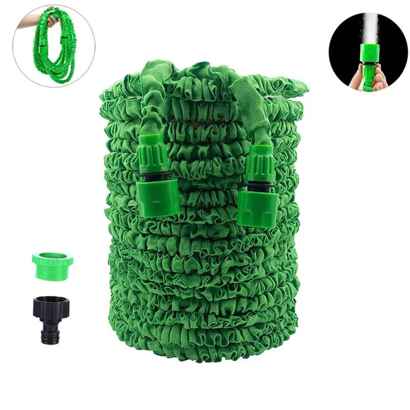 100 Feet Magic Expandable Garden Hose Pipe with Spray Nozzle – Flexible Retractable Water Hose for Garden Watering, Car Wash & Outdoor Use (30M)