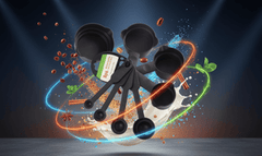 Measuring Cups & Spoons Set 8pcs | Color-Coded Kitchen Baking & Cooking Tools