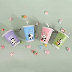 Panda Mini Makeup Wipes Can | 40 Soft Facial Wipes | Cute Portable Makeup Remover | Travel & Gift