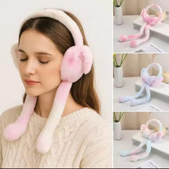 Plush Bunny Ear Headband | Soft Fluffy Long Ears | Pastel Colors | Kids & Women Fashion Accessory | Cosplay & Party