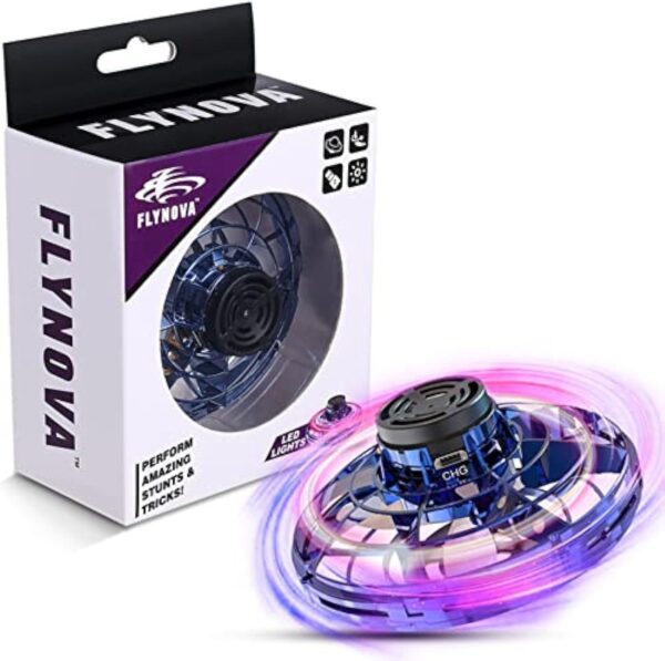 Flying Spinner With LED Lights USB Rechargeable For Fun Indoor Outdoor