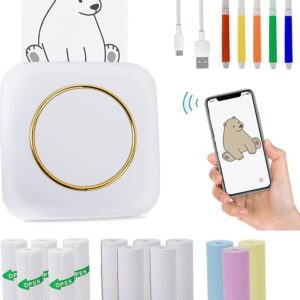 Portable Mini Pocket Thermal Printer – Inkless Wireless Printing on the Go