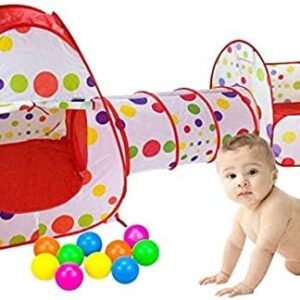 Children's Tent Tunnel Ball Pool Game House With 100 Balls