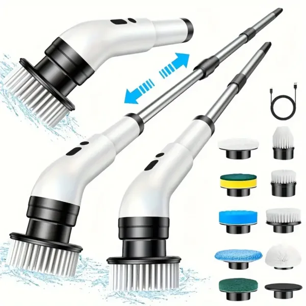 9-in-1 Electric Cleaning Brush – Effortless, Efficient, and Versatile Cleaning