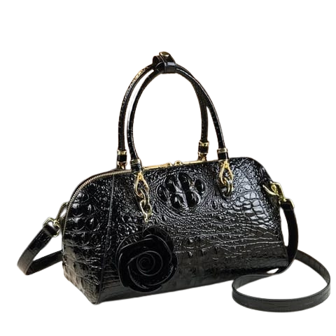 Leopard-Print Handbag for Women – Fashion Shoulder Bag with Chain Detail