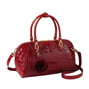 Leopard-Print Handbag for Women – Fashion Shoulder Bag with Chain Detail