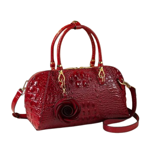 Leopard-Print Handbag for Women – Fashion Shoulder Bag with Chain Detail
