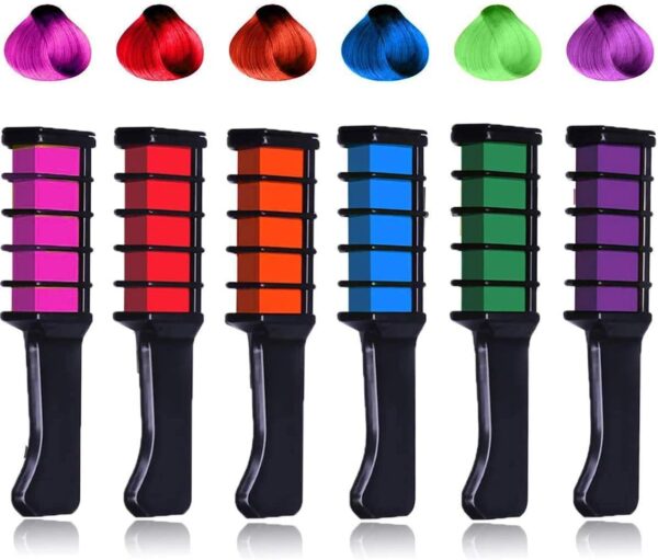 Hair Chalk Comb for Girls & Kids – Instant Fun Hair Color Change
