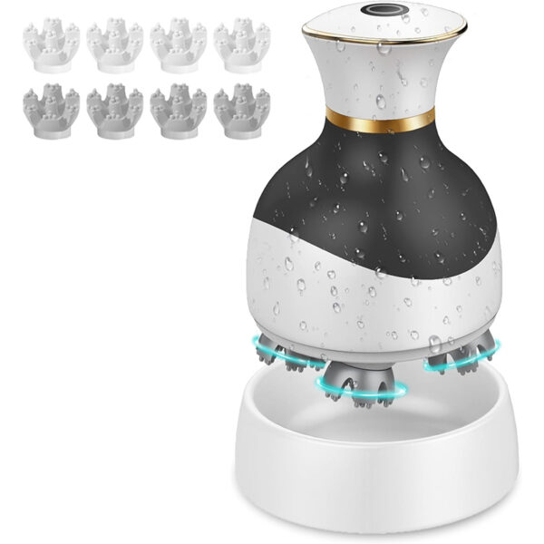 Wireless Electric Scalp Massager for Hair Growth & Head Stress Relief