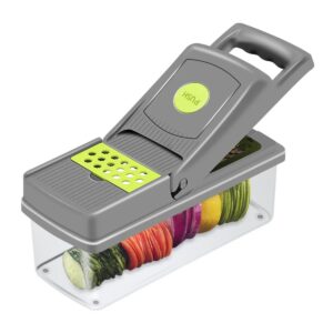 14-in-1 Multifunctional Vegetable Chopper, Mandoline Dicer, Slicer, With Container Box