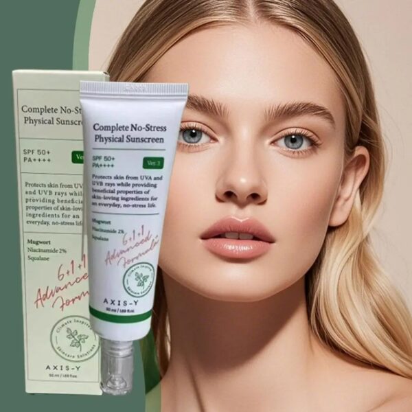 Complete No Stress Physical Sunscreen, White – Broad-Spectrum Protection for Every Skin Type