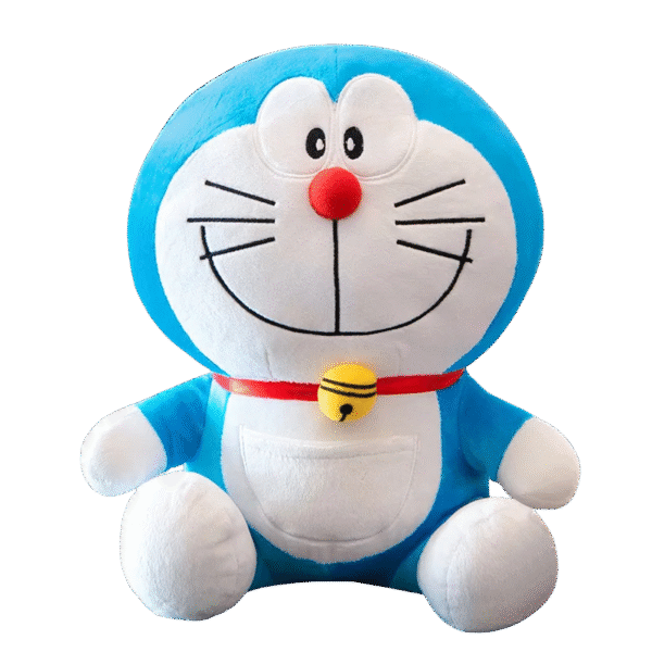 Doraemon Classic Style Plush Toy - 30cm Lucky Confession Stuffed Doll